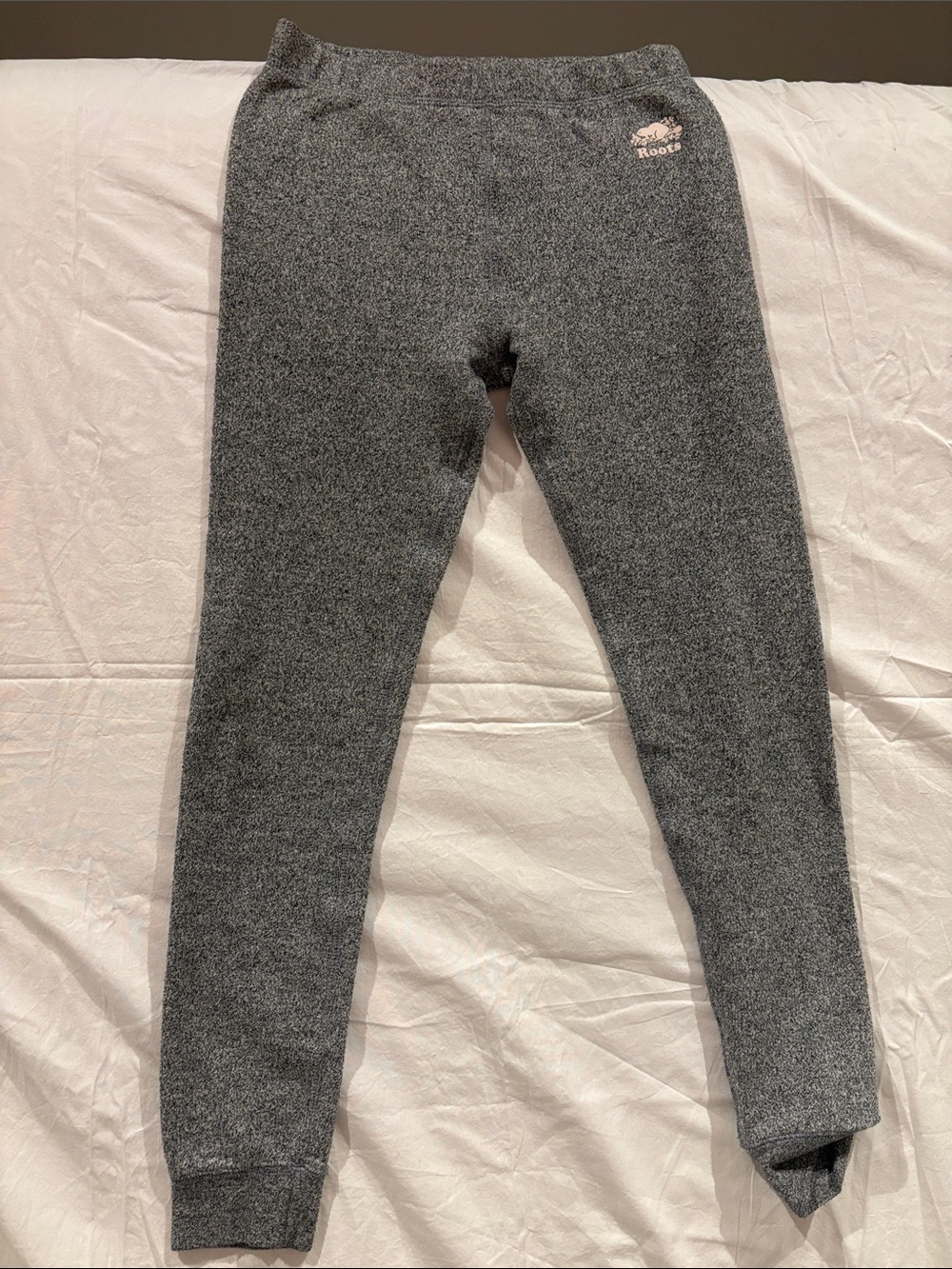 Roots Kids Heather Grey Fleece Joggers